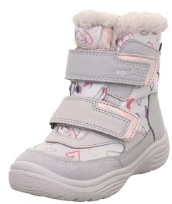 Superfit Mädchen CRYSTAL warm gefütterte Gore-Tex Stiefel, HELLGRAU 2500