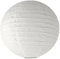 Lampenschirm Papierschirm Deko weiß Schirm, Ersatzschirm, Lampenglas für Pendellampe, Tischlampe, Fluter Leuchte (1x Papierlampenschirm Ø30cm)