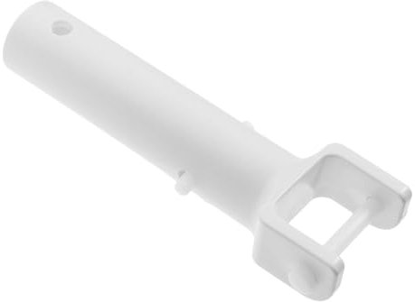 NULYLU Mango De Succión para Limpieza De Piscinas, Accesorio De Repuesto Ergonómico De Plástico Blanco, Herramienta para Mantenimiento del Fondo De Piscina, Pieza Compatible Diversas Marcas