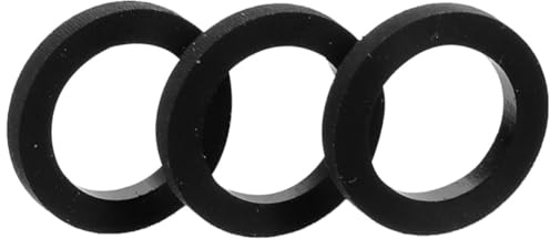 TOYANDONA 3 Pièces Courroie en Caoutchouc Noire Résistante pour Poulie de Magnétophone à Cassettes, Accessoire Robuste pour Enregistreur et Machine D'enregistrement