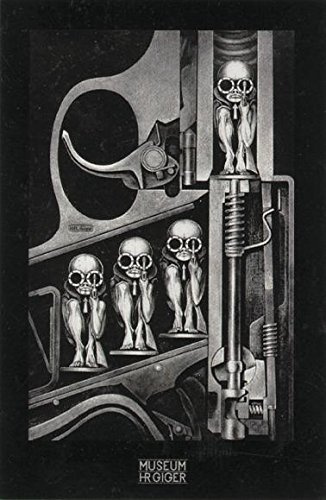 Björnmaskin affisch av H. R. Giger, 61 x 92