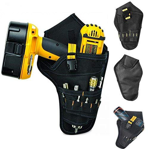 Bolsa de Herramientas Herramienta del Electricista portátil de cinturón Bolsa Bolsa de Impacto Conductor Taladro eléctrico inalámbrico Funda Porta Brocas de la Cintura