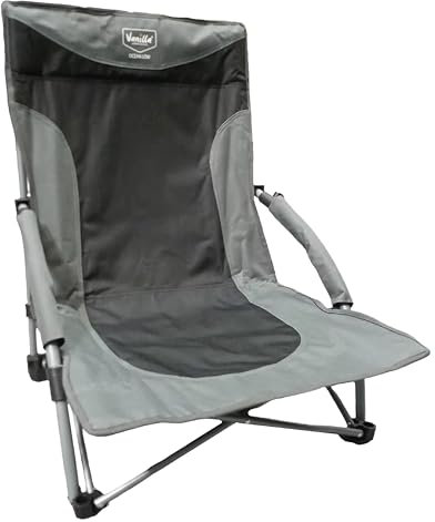 Vanilla Leisure Beach Chairs Low Folding Lightweight Compact & Portable Beach Chair For holiday, Festival, Camping & More High Back Foldable & Reclining Low Chairs