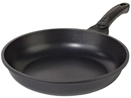 Tarrington House Padella, in alluminio con doppio rivestimento in teflon, adatta a cucine a induzione, Ø 28 cm x 6 cm, nero, 1 unità