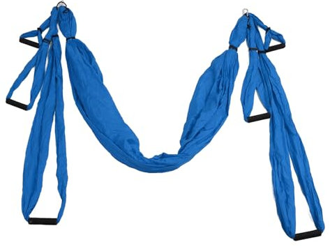 Aerial Yoga Schaukel, Antigravitations-Deckenschaukel, hängende Yoga-Hängematte, Trapezverlängerung Höhenverstellbare Yoga Sling Inversionsübungen für drinnen und draußen