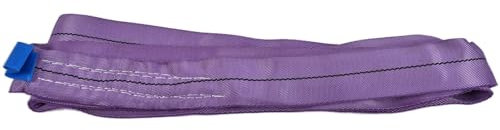 TIKATARER Cinghie di Sollevamento per Paranco, Accessorio per Sartiame PES Viola 1T Cinghie di Sollevamento Rotonde Cinghie e Cinghie di Sollevamento Imbracatura Rotonda Senza Fine per,
