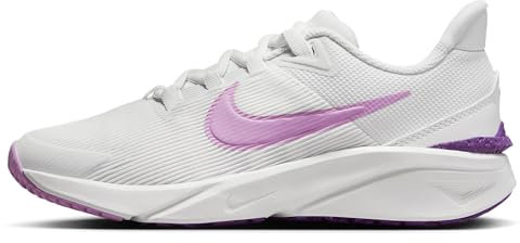 Nike Star Runner 4 Nn (Gs) Traillaufschuh, White/Beyond Pink/Viotech/Summ, 39 EU