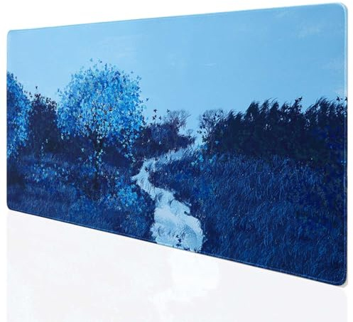 DOBAOJIA Tapis de Souris XL 700 x 300mm, Tapis de Souris Gaming, Mouse Pad, Sous Main de Bureau, Tapis de Clavier et Souris, Tapis d’Ordinateur Bureau, surface anti-débordement et base antidérapante