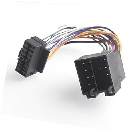 Szwaldaper 16Pin Auto Stereo Radio Kabelbaum ISO for Sony Radio zu ISO Radio Play Stecker Auto Adapter Kabelbaum Stecker Autoradio-Adapterkabel