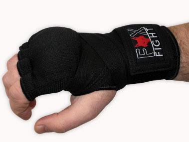 Boxbandage med gelstoppning av hög kvalitet innerhandskar med handledsbandage buntband stödbandage MMA boxar kompressionseffekt sport kicklådor Muay Thai Freefight Kampfsport BJJ FOX-FIGHT - 1 par M
