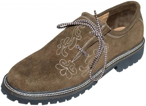 Dirndl Trachten Haus Homme Cuir Oktoberfest Allemand Lederhosen Haferl Chaussure 12 D(M) US Marron 12 D(M) Nous Brown