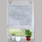 HongYa Raffrollo Voile Transparent Ösenrollo Gardine B*H 80 * 140cm Weiß