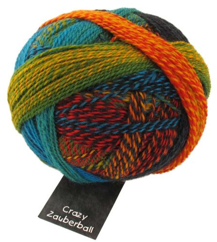 Schoppel-Wolle Wolle, Knäuel, „Crazy Zauberball Hourglass“ 1564 Tropical Fish