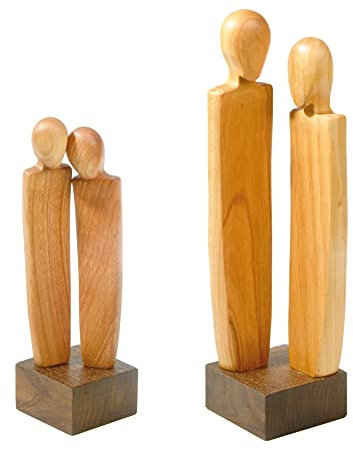 Waldfabrik Black Forest Stimmungsbarometer aus Zierholz, Deko Holzfiguren in Zwei Größen wählbar (Höhe 23.5 cm)