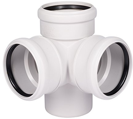 Ostendorf SKOLAN Eck-Doppelabzweig SKED 87Grad DN 100x100x100 335910