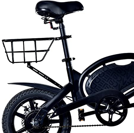 Jetson Rear Bicycle Basket, Compatible With These Jetson Products: Bolt, Bolt Pro, LX10, Axle, and Bolt Up, Black, JRBSKT-BLK
