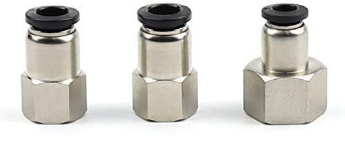 TYUTEQN Pneumatischer Gasschlauch Innengewinde gerade Schnellkupplung PCF6-01/8-02/10-03/12-04-PCF6-04