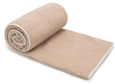 Best Wool Coperta Lana Merinos 240x200 cm - Coperta Morbida in 100% lana di Pecora Merino - Coperta Grande e Soffice - Peso 500 g/m2 - Materiale Traspirante