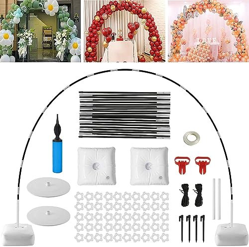 Kaucytue Ballonbogen Kit mit Basis, 2.7x3M Einstellbare Bogen Girlande für Geburtstag, Partydekorationen, Hochzeit und Baby Dusche