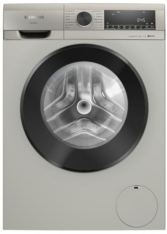 Siemens - Lavadora de carga frontal, 10 kg, iQ500, 1400 r.p.m, smartfinish, antiManchas, Acero antihuellas, WG54G2ZPES
