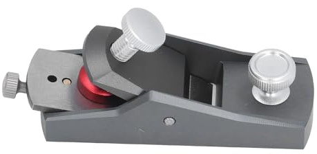 YUKERMARB Trähyvel, Aluminiumlegering, VG10 Stålblad, Liten Enhandshyvel, Justerbar Skärtjocklek, Träverktyg, för Hantverk