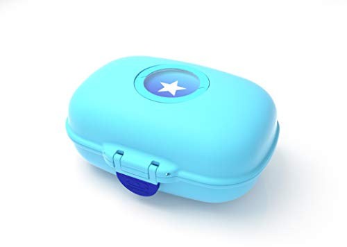 Monbento - Boîte à bento Gram Blueberry - Modern et Playful, 0.6 L, Rectangulaire, À clip, Passe au lave-vaisselle, Micro-ondable, Pour enfants