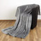 Bestlivings Kuscheldecke Wohndecke Celina, Tagesdecke für Sofa, Couch, Bett - hochwertige Flauschige Decke, 150 x 200 cm - Grau