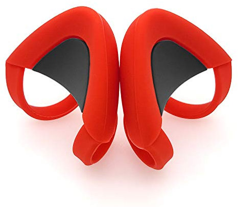 Cute Cat Ears Fits for HypreX Cloud/Cloud Stinger/Cloud Flight Headsets, Universal Fit Lovely Kitty Adjustable Attachment Straps for Video Live Gaming Headphone,Red&Black