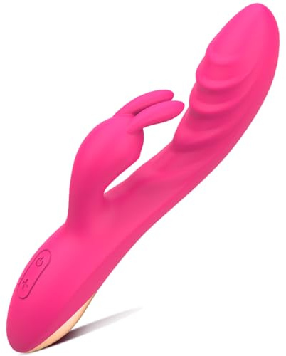 Rabbit Vibratori Giocattoli Sessuali per Donne, Vibratore Punto G per Stimolazione Clitoride, Vibratore Dildo Realistico con 12 Vibrazioni Potenti Giocattoli per Adulti a Doppio Motore per Donne o Cop