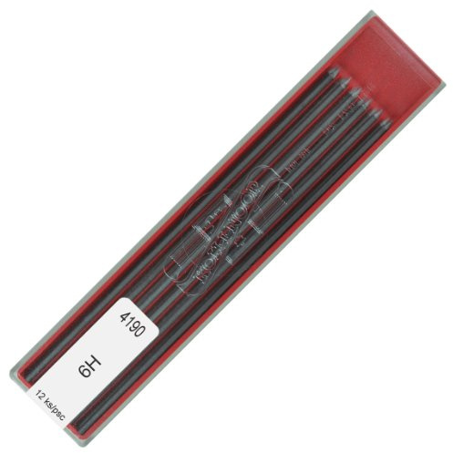 Koh-I-Noor Mines de crayon en graphite 6H 2 mm