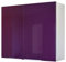 Berlioz Creations CP8HA Hängeschrank für Küche mit 2 Türen in auberginefarbenem Hochglanz, 80 x 34 x 70 cm, 100 Prozent französische Herstellung