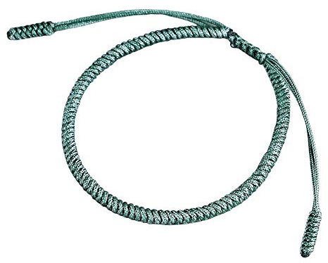 EXINOX tibetanskt andligt armband för män och kvinnor, handgjort och buddhistiskt, med traditionella knutar
