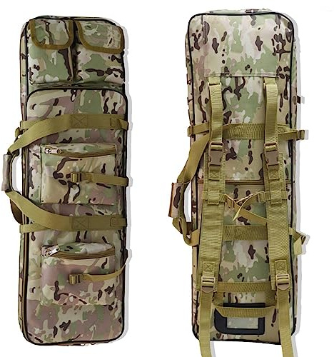 DFANCE Bolsa de Arma Táctica al Aire Libre,Estuche Blando para Rifle Estuche para Pistola Airsoft,Rifle Bolsa de Almacenamiento,Coleccionistas de Armas pour Caza Escopeta Airsoft,84cm,CP Color