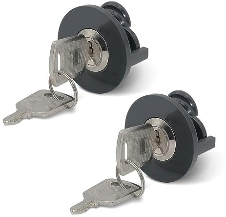 Steckdosenschloss, 2 Stück Abschließbare Steckdose, Steckdosen Schloss für Stromdiebstahl verhindern, Stromkosten sparen, Verhindert Kontakt von Kindern, Haustieren