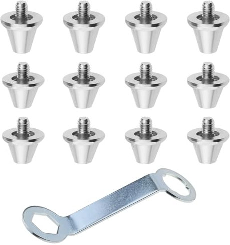 SG Store 12-teiliger Ersatz für Fußballschuhstollen kompatibel mit Puma kompatibel mit New Balance Fußballstollen aus Aluminiumlegierung Set B