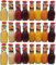 24 Flaschen a 200ml Granini Saft Mix aus 8 Sorten MEHRWEG Pfand Glas Flaschen Erdbeer Trinkgenuss von Onlineshop Bormann + Space Keks gratis a 45g
