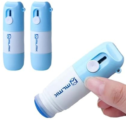 YIYILU Rotulador Borrador Etiquetas de Paquete, Stick Borrador Etiquetas Paquete - Elimina eficazmente y de Forma Segura Datos en Etiquetas, térmicas y más, diseño Compacto para fácil Transporte