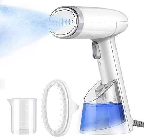 Steam Presses Portable Clothes Steamer Handheld, FMK Garment Steamer For Clothes & Steamer Clothing With Tank Travel Steamers For Clothes For Travel, Curtain, Dress Vertical