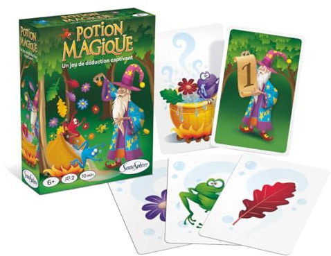 Sentosfera – Poción mágica – Merlín ha Preparado una poción y Hay Que adivinar la combinación Correcta – Juego de deducción – A Partir de 6 años – 1353