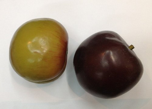 Deko Pflaumen 4 Stück Kunstobst Kunstgemüse Künstliches Obst Gemüse Dekoration