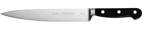 Tramontina Pro Series Forged 8-Inch Carving Knife, Stain-free High-Carbon Steel Kitchen Knives for Slicing Brisket and other Meats