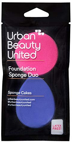 UBU - Dúo de Esponjas para Maquillaje - Sponge Cakes Duo - Para Aplicar y Difuminar Base Líquidas y Cremas - Tacto Agradable - Acabado Profesional - Accesorios de Maquillaje para Mujer