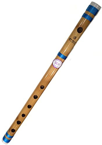 Indische Bambusflöte Bansuri, für Anfänger, 35,6 cm
