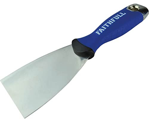 Faithfull FAISGFK75ME - Coltello da riempimento con impugnatura morbida, 75 mm