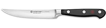 Wüsthof Steakkniv, Classic (1040101712), 12 cm bladlängd, smitt rostfritt stål, mycket vass köttkniv