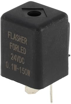 Hihaha 2 Pins 24V 10A Auto Relay Waterproof Car Relay Car Motorcycle Truck Boat Multi Purpose 1 Pc Black Asymmetrical