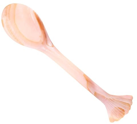 VOSAREA Set Di Cucchiai Di A Conchiglia Cucchiai Da Dessert Caviale Mini Cucchiaio Da Maschera Compatto Per Decorare Tavoli Gourmet