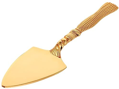 SECFOU Espátula De Pastel Vintage Europea Mango para Cocina y Repostería Utensilio Práctico para Servir Tartas y Pizzas Casa