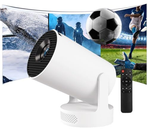 VABOO Portable Mini Projector, 720P Smart Projector with WiFi 6 & Bluetooth 5.0 170 ANSI Independent Speaker Compatible with Tablet/TV Box/Phone