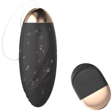 Liebeskugeln mit Vibration Bullet-Vibratoren, Qoosea 10 Vibrationsmodi für G-Punkt & Klitoris Stimulator Sexspielzeug mit Fernbedienung, Adult Sex Toys Vibro Ei Erotik für Paare Frauen